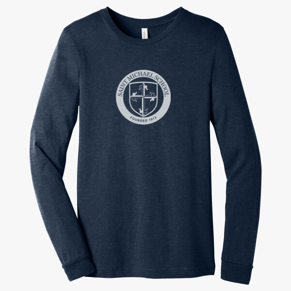 BELLA+CANVAS Unisex Heather CVC Long Sleeve Tee Thumbnail