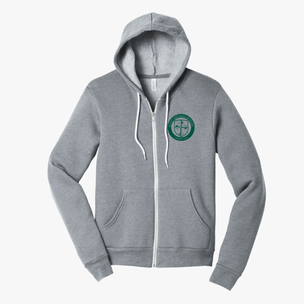BELLA+CANVAS Unisex Sponge Fleece Full-Zip Hoodie. Thumbnail