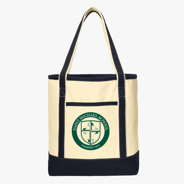 Port Authority Large Cotton Canvas Tote. Thumbnail